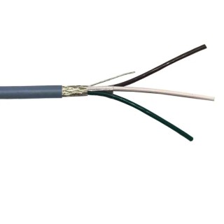 RS PRO Data Cable 3 Cores 0.25 mm² 100 m Grey Sheath Polyvinyl Chloride 195-9511