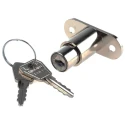Euro-Locks a Lowe & Fletcher group Company Sliding Door Lock Keyed 24 mm Panel-to-Tongue Depth 19 mm Cutout 5862007