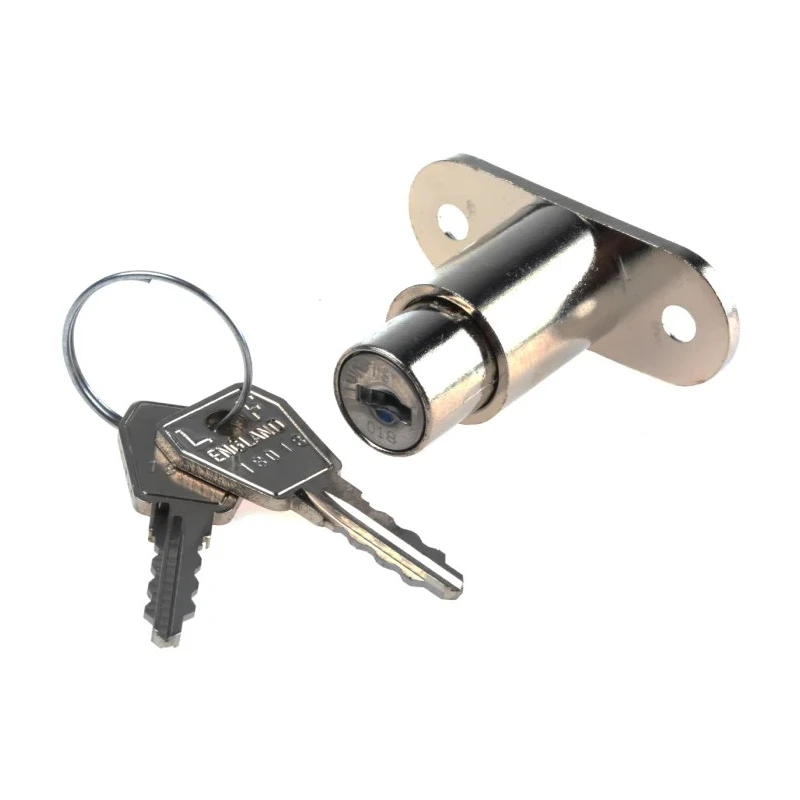 Euro-Locks a Lowe & Fletcher group Company Sliding Door Lock Keyed 24 mm Panel-to-Tongue Depth 19 mm Cutout 5862007