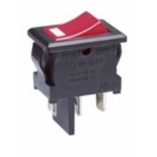 NKK Switches Illuminated SPST On-Off On-Off Rocker Switch Panel JWS11RCAF