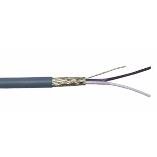 RS PRO Data Cable 2 Cores 0.25 mm² 100 m Grey Sheath Polyvinyl Chloride 195-9508