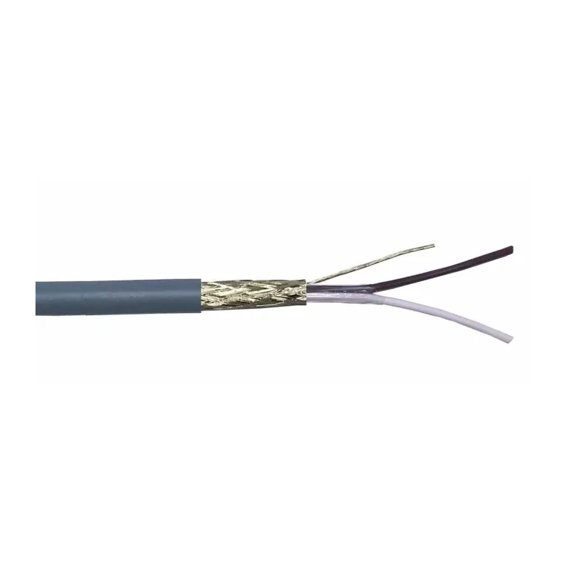 RS PRO Data Cable 2 Cores 0.25 mm² 100 m Grey Sheath Polyvinyl Chloride 195-9508