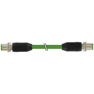 Murrelektronik Limited Male 4 Way Straight to Male 4 Way Straight Communication Cable 2m 7000-44511-7960200