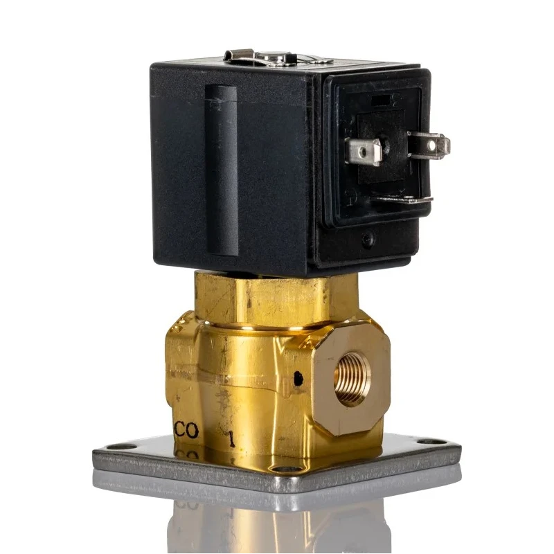 SMC Brass Body 3 Port Solenoid Valve VX3114-01-5DO1-B, 24V DC, 1.5mm Orifice Diameter, 1/8 in Ports VX3114-01-5DO1-B