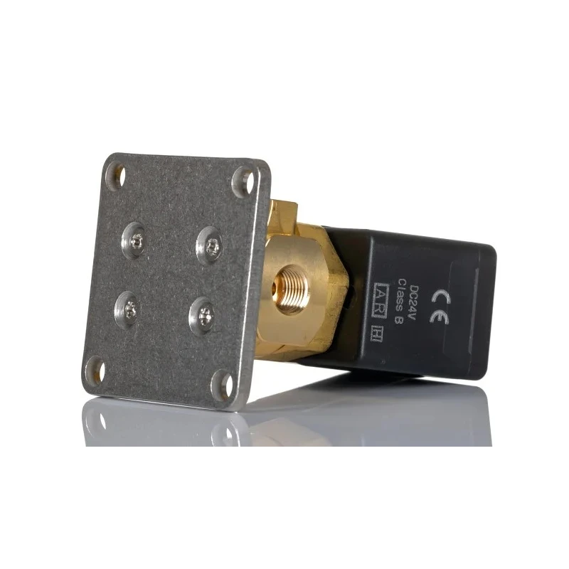 SMC Brass Body 3 Port Solenoid Valve VX3114-01-5DO1-B, 24V DC, 1.5mm Orifice Diameter, 1/8 in Ports VX3114-01-5DO1-B