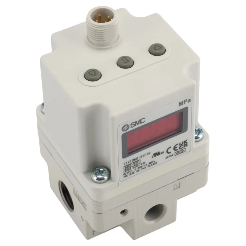 SMC Pneumatic Regulator G 1/4 Outlet Size, 0.005 MPa Minimum Operating Pressure, 50°C Max Operating Temperature ITV1000
