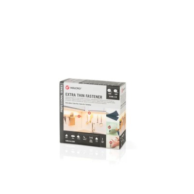 VELCRO® Black Hook & Loop Tape Professional Series, 50mm Width x 5 m Length, 7.5mm Thickness, Polyester VEL-PS20018