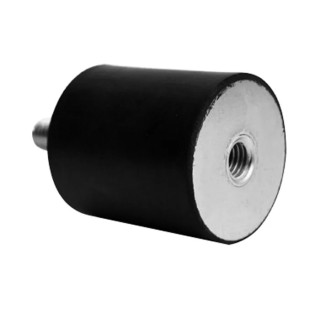 RS PRO Circular M6 x 20 Anti-Vibration Mount Male to Female Bobbin with 42.3 kg Compression, 25 mm OD, 20 mm H 196-1351