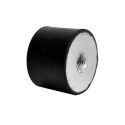 RS PRO Anti-Vibration Mount Female Buffer Foot M3 Thread Size, 0.4 kg Compression Load, 6 mm OD, 13 mm Height 196-1353