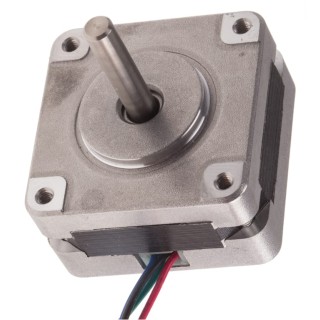 RS PRO High Torque Hybrid Stepper Motor 6.5V, 65mNm Torque, 1.8° Step Angle, 39.2 x 39.2 mm Frame, 5 mm Shaft 892-8729