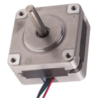 RS PRO High Torque Hybrid Stepper Motor 6.5V, 65mNm Torque, 1.8° Step Angle, 39.2 x 39.2 mm Frame, 5 mm Shaft 892-8729