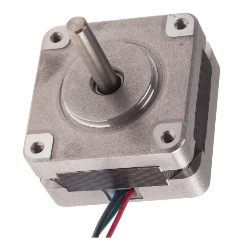 RS PRO High Torque Hybrid Stepper Motor 6.5V, 65mNm Torque, 1.8° Step Angle, 39.2 x 39.2 mm Frame, 5 mm Shaft 892-8729