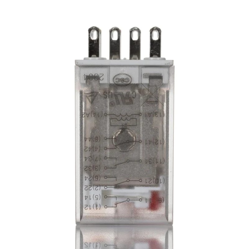 Weidmüller Panel Power Relay 230V AC Coil 5A Switching Current 4PDT DRM Series 7760056104