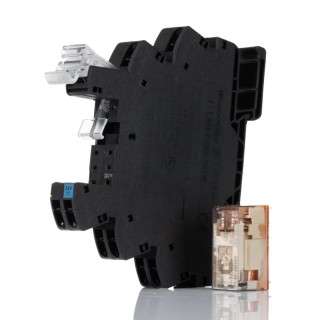 Weidmüller Electromechanical Interface Relay TRZ Series DIN Rail Mount 24V Coil DPDT 8A 20mA Coil Current 250V 1123610000
