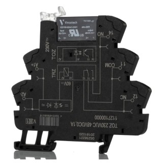 Weidmüller Solid State Interface Relay 3V DC Control, 48V DC Output, SPDT Contact, 670mW Power Rating 1127100000