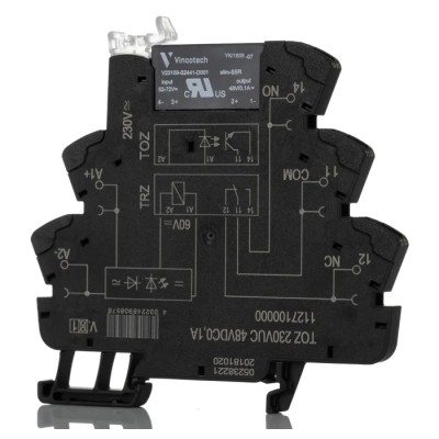 Weidmüller Solid State Interface Relay 3V DC Control, 48V DC Output, SPDT Contact, 670mW Power Rating 1127100000