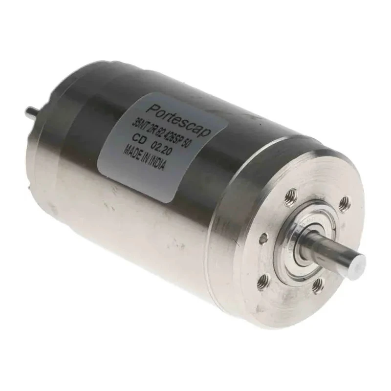 Portescap Brushed DC Motor, 103 W, 32V dc, 109 mNm Torque, 5850 rpm, 5 mm Shaft Diameter 35NT2R82-426SP.50