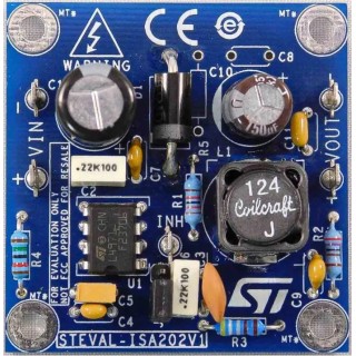 STMicroelectronics Evaluation Board Step Down Switching Regulator for L4971 Asynchronous Step-Down Power STEVAL-ISA202V1