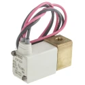 SMC Pneumatic 2/2 Solenoid/Spring Rc Threaded Port Valve 24V DC Resin Body VDW12GA