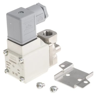 SMC Pneumatic Solenoid Valve 2/2 Solenoid/Spring G VX Series 24V dc Stainless Steel Body VX222HGKXB
