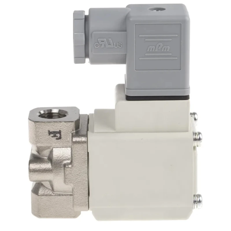 SMC Pneumatic Solenoid Valve 2/2 Solenoid/Spring G VX Series 24V dc Stainless Steel Body VX222HGKXB