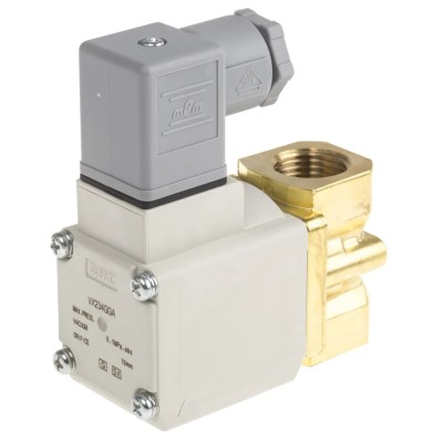 SMC Pneumatic Solenoid Valve 2/2 NC Solenoid/Spring G VX Series 24V DC 10.5W VX234GGA