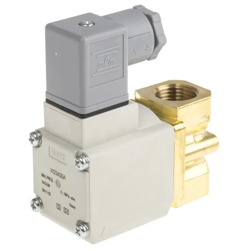 SMC Pneumatic Solenoid Valve 2/2 NC Solenoid/Spring G VX Series 24V DC 10.5W VX234GGA