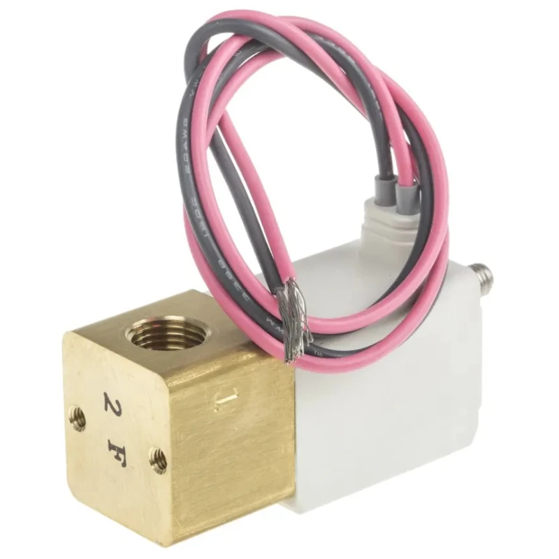 SMC Pneumatic Solenoid Valve 2/2 Solenoid/Spring G 1/8 Threaded Port 24V DC Aluminium Body VDW22PAA