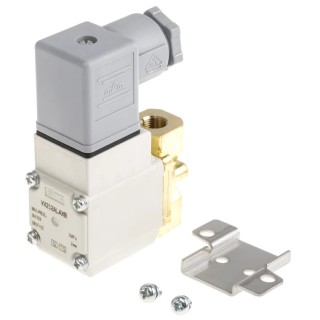 SMC Pneumatic Solenoid Valve 2/2 NC Solenoid/Spring G 1/8 Port Threaded Brass Body VX212ALAXB 230V AC