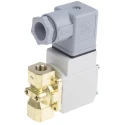 SMC Pneumatic Solenoid Valve 2/2 NC Solenoid/Spring G 1/8 Port Threaded Brass Body VX212ALAXB 230V AC