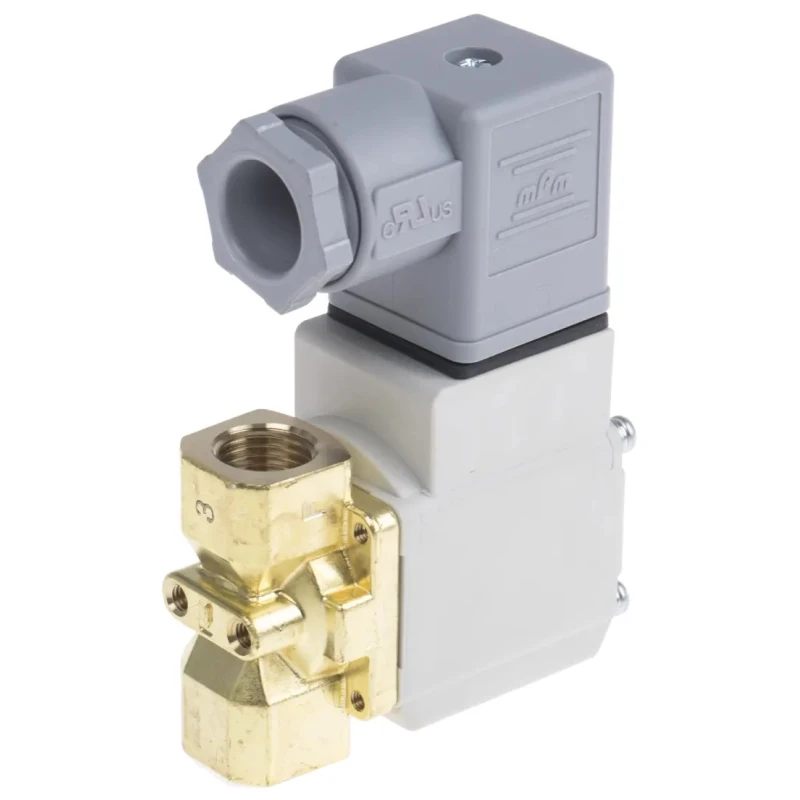 SMC Pneumatic Solenoid Valve 2/2 NC Solenoid/Spring G VX Series, 1/4 in Port Size, Threaded G Connection, 230V VX212ELAXB