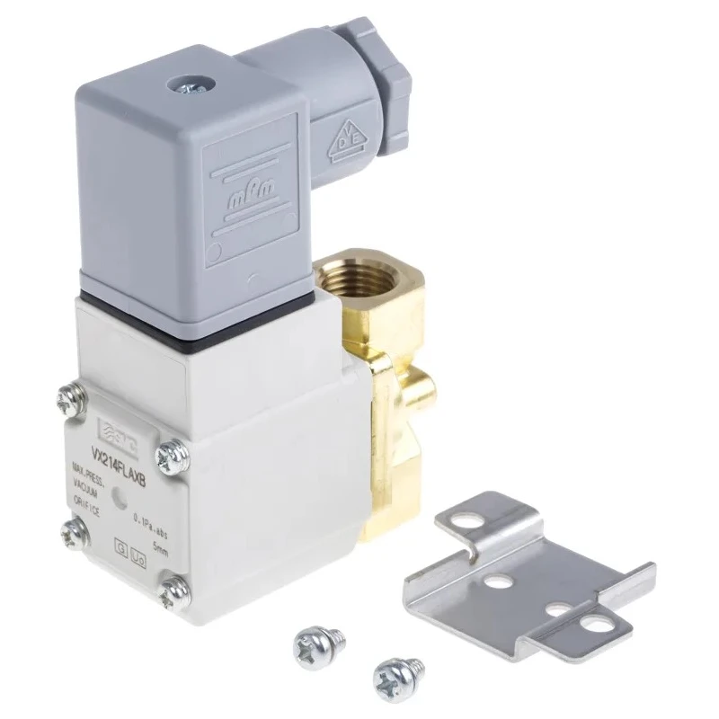 SMC Pneumatic Solenoid Valve 2/2 NC Solenoid/Spring G VX Series 230V AC Brass Body VX214FLAXB