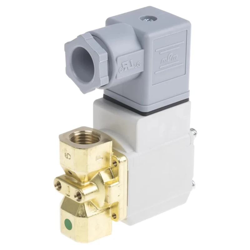SMC Pneumatic Solenoid Valve 2/2 NC Solenoid/Spring G VX Series 230V AC Brass Body VX214FLAXB