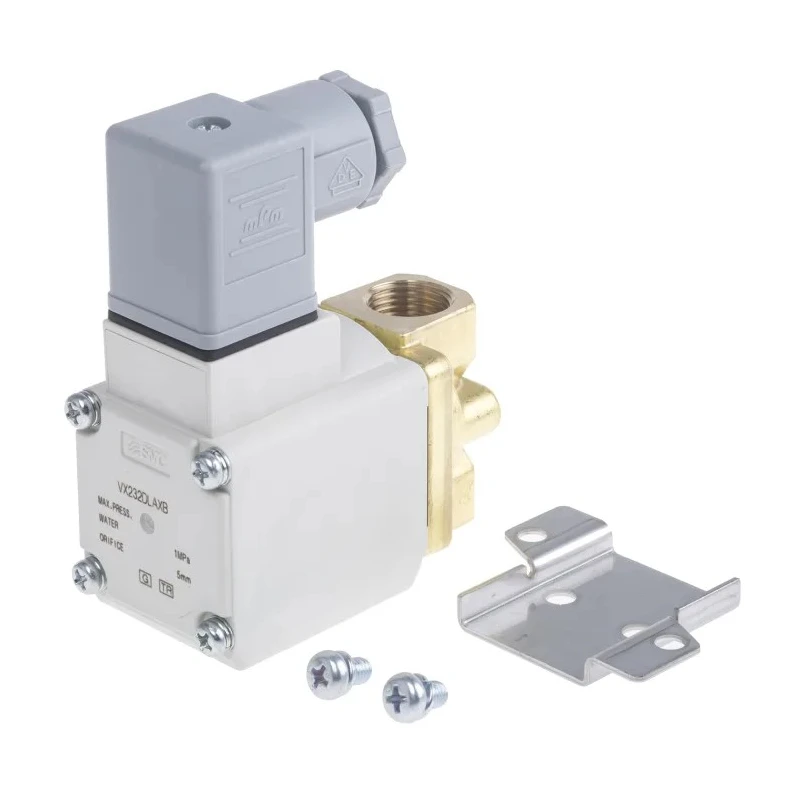 SMC Pneumatic Solenoid Valve 2/2 NC Solenoid Spring G VX Series 230V AC Brass Body VX232DLAXB