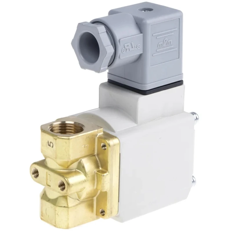 SMC Pneumatic Solenoid Valve 2/2 NC Solenoid Spring G VX Series 230V AC Brass Body VX232DLAXB