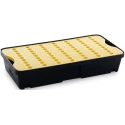 RS PRO Spill Control Spill Tray with Grate Polyethylene 30 L Capacity for Industrial Storage 893-0366