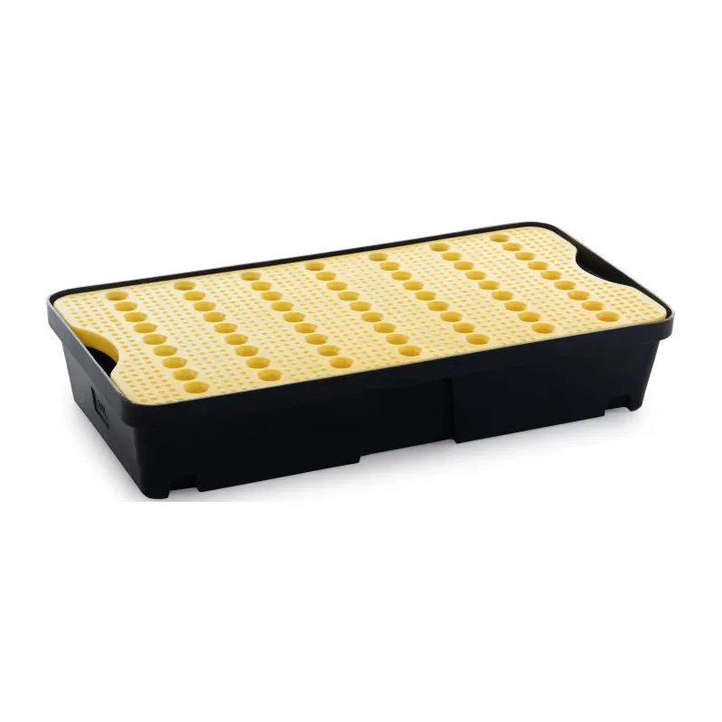 RS PRO Spill Control Spill Tray with Grate Polyethylene 30 L Capacity for Industrial Storage 893-0366