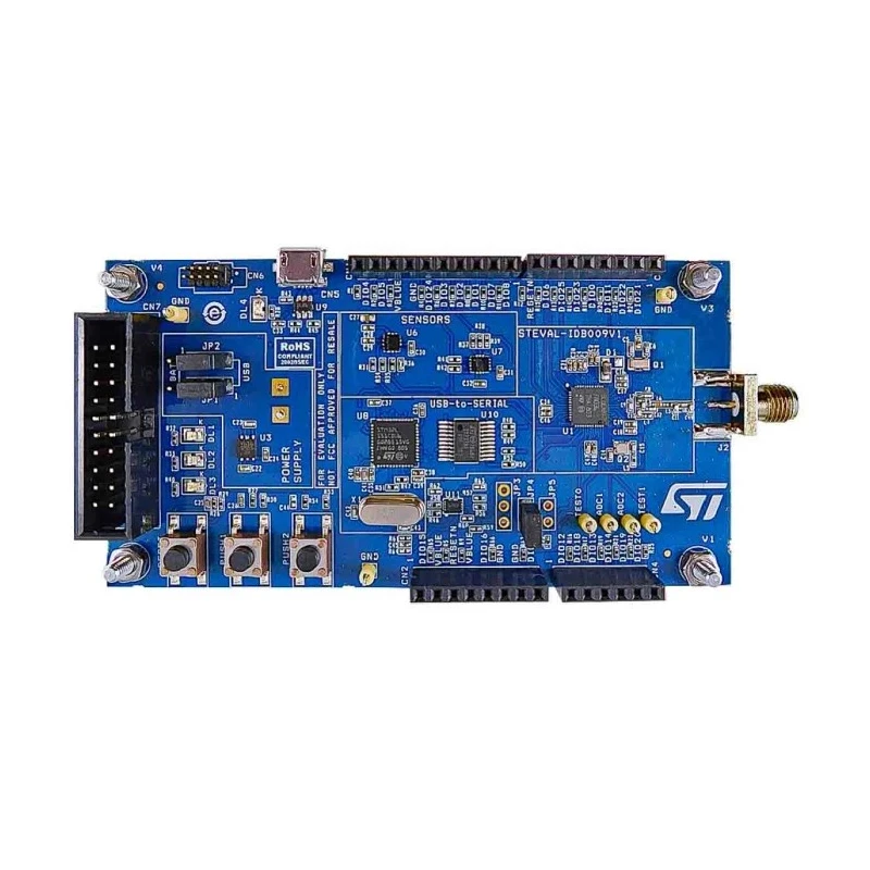 STMicroelectronics Communication & Wireless Evaluation Platform USB Interface Bluetooth Low Energy 8 MHz STEVAL-IDB009V1