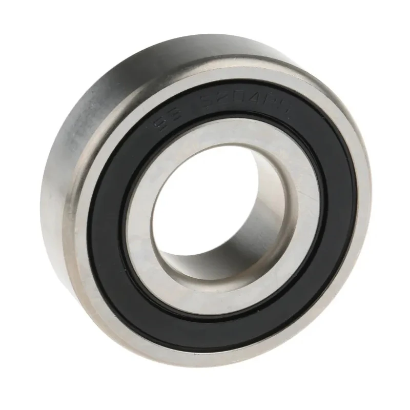 SKF Single Row Deep Groove Ball Bearing, Sealed End, Stainless Steel, 20 mm ID, 47 mm OD, 14 mm Width W 6204-2RS1
