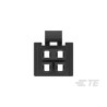 TE Connectivity Female Rectangular Connector, 4 Way, 2 Row, 3 mm Pitch, Cable Mount, Nylon Housing, Straight 2204748-2
