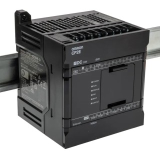 Omron CP2E Series PLC CPU 12-Input Digital Input 8 Relay Outputs Panel Mount 