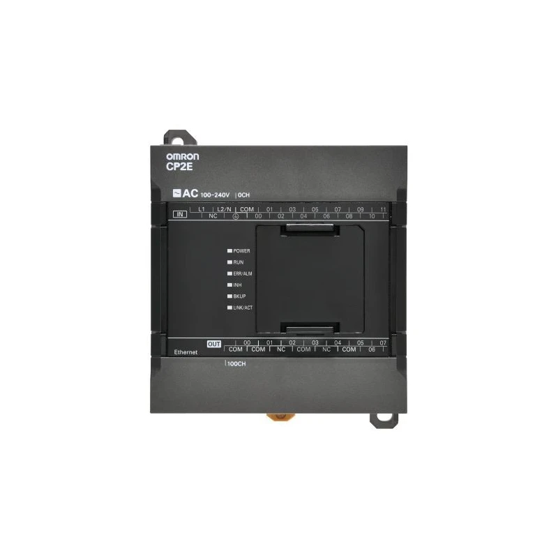 Omron CP2E Series PLC CPU 12-Input Digital Input 8 Relay Outputs Panel Mount 