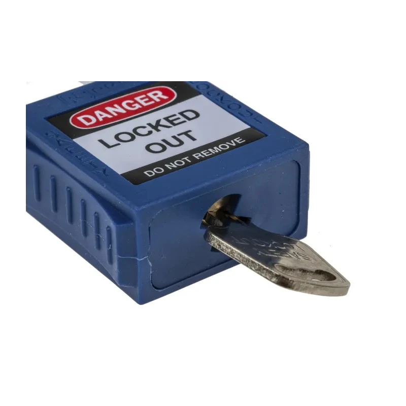 RS PRO Blue 1-Lock Lockout Steel, Nylon Safety Lockout 6.35 mm 196-3753