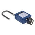 RS PRO Blue 1-Lock Lockout Steel, Nylon Safety Lockout 6.35 mm 196-3753