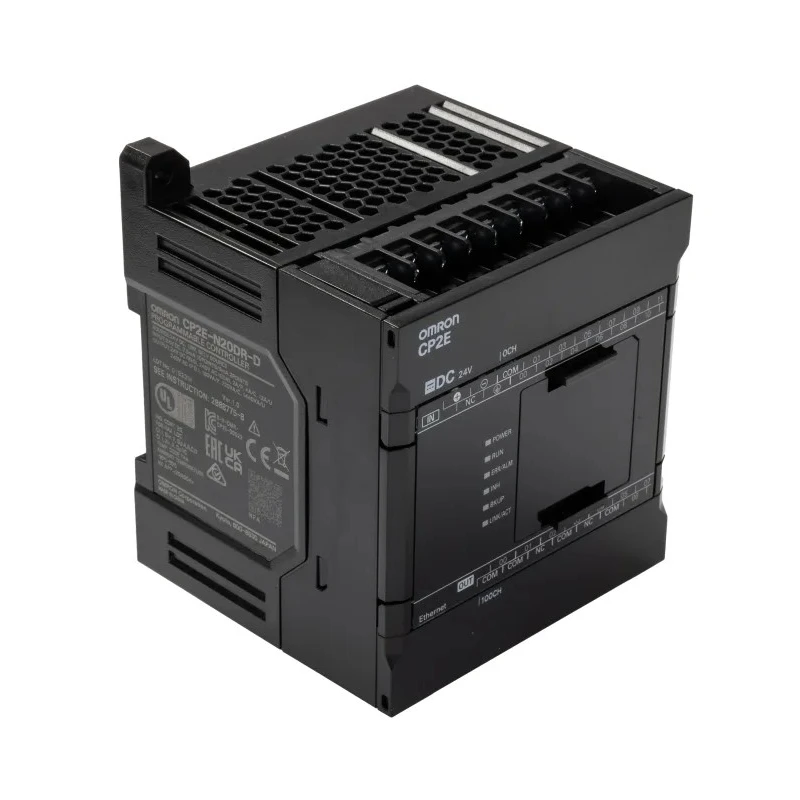 Omron CP2E Series PLC CPU 12-Input Digital Input 8 Relay Outputs Panel Mount 