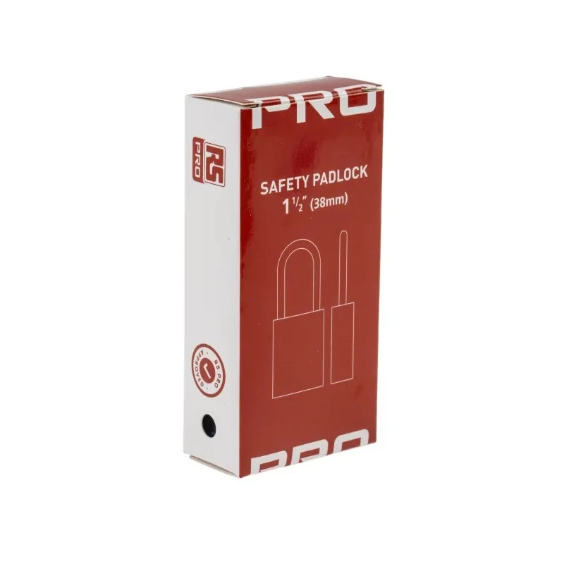 RS PRO Blue 1-Lock Lockout Steel, Nylon Safety Lockout 6.35 mm 196-3753