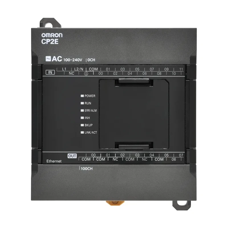 Omron CP2E Series PLC CPU 12-Input Digital Input 8 Relay Outputs Panel Mount 