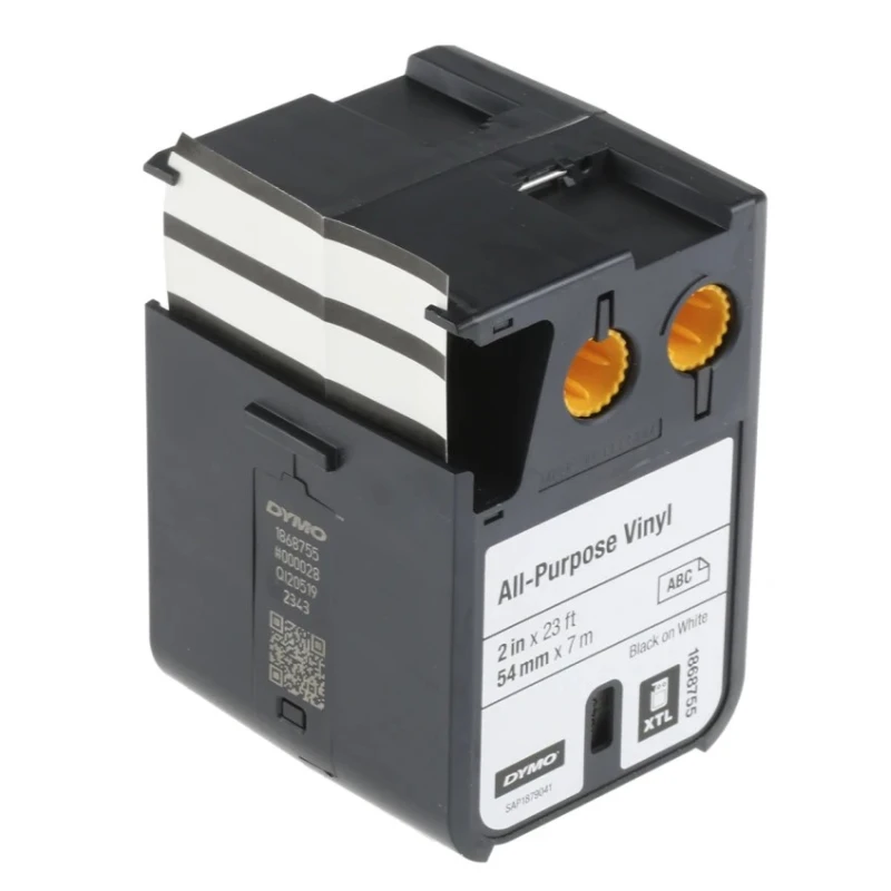 Dymo XTL Black on White Label Printer Tape 7 m Length 54 mm Width 5.5 m Label Length 1868755
