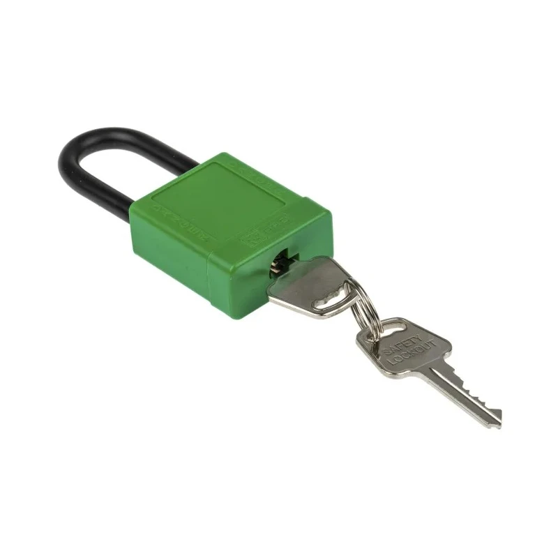 RS PRO Green 1-Lock Lockout Nylon Aluminium Safety Lockout 6 mm 196-3768