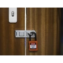 RS PRO Orange Nylon Safety Lockout Padlock 6.35 mm Shackle Diameter, 38 mm Shackle Length 196-3761